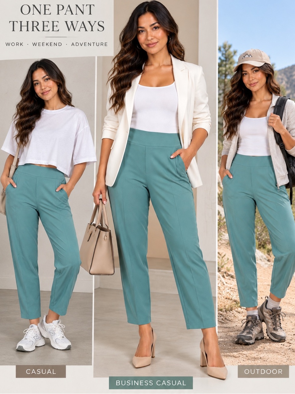 Athleta Endless High Rise Pant- Coastal Teal